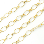 Load image into Gallery viewer, Gold Plated 925 Sterling Silver Oval Link Chains
