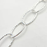 Load image into Gallery viewer, Shop Sterling Silver Diamond Cut Oval Link Chain
