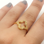 Load image into Gallery viewer, 14K Solid Gold Diamond Ring.