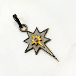 Load image into Gallery viewer, DP779. Diamond Sterling Silver Star Pendant