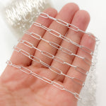 Load image into Gallery viewer, Shop Now Sterling Silver Smooth Paperclip Chain