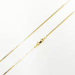 Load image into Gallery viewer, 14k Solid Yellow Gold Herringbone Chain