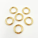 Load image into Gallery viewer, 15MM Gold-plated Sterling Silver Round Clasp