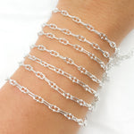 Load image into Gallery viewer, Z23SS. Sterling Silver Oval & Mariner Link Chain