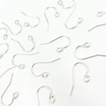 Load image into Gallery viewer, Shop Now White Sterling Silver Ball End Ear Wire