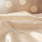 Load image into Gallery viewer, NKSET399. 14k Solid Yellow Gold Infinity Link Necklace