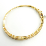 Load image into Gallery viewer, KG96. 14K Solid Gold Diamonds Bangle
