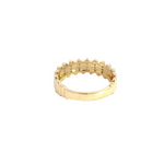 Load image into Gallery viewer, 14K Solid Yellow Gold Diamond Bars Ring.