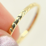 Load image into Gallery viewer, 14K Solid Gold Braid Ring. ZGG676