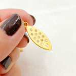 Load image into Gallery viewer, DC781. Diamond Sterling Silver Leaf Shape Pendant