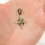 Load image into Gallery viewer, Sterling Silver Flower Pendant with Gemstone