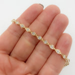 Load image into Gallery viewer, BTN65291. 14K Solid Gold Diamond Bangle