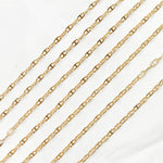 Load image into Gallery viewer, V247GF. 14K Gold Filled Diamond Cut Marina Link Chain