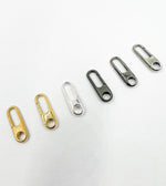 Load image into Gallery viewer, 925 Sterling Silver Gold Plated Clasp 15x5 mm. 1356GP
