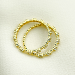 Load image into Gallery viewer, Shop Now 14K Solid Yellow Gold Double Diamond Ring
