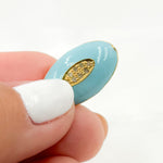 Load image into Gallery viewer, Sterling Marquise Enamel Bead