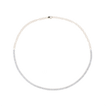 Load image into Gallery viewer, Shop Now 14K Solid Gold Diamond Tennis Choker Necklace
