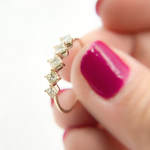 Load image into Gallery viewer, 14K Solid Gold Diamond Ring.