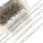 Load image into Gallery viewer, Buy Now Silver Smooth Marquis Shape Link Chain