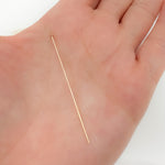 Load image into Gallery viewer, Gold-filled Flat 2 Inch Headpin