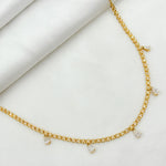 Load image into Gallery viewer, NFM70721. 14K Solid Gold Diamond Necklace