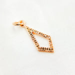 Load image into Gallery viewer, DC359. Diamond Sterling Silver Rhombus Pendant