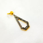 Load image into Gallery viewer, DC365. Diamond Sterling Silver Drop Pendant