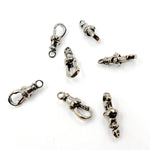 Load image into Gallery viewer, Black Rhodium Sterling Silver Swivel Clasp