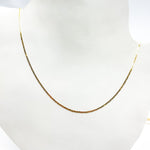 Load image into Gallery viewer, 14k Solid Gold Flat Marina Link Chain