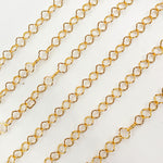 Load image into Gallery viewer, Buy 14K Gold Filled Clover Link Chain