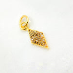 Load image into Gallery viewer, DC300. Diamond Sterling Silver Rhombus Shape Charm