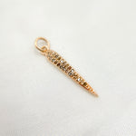 Load image into Gallery viewer, DC926. Diamond Sterling Silver Spike Pendant