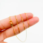 Load image into Gallery viewer, 058VED. 14K Solid Gold Link Box Chain