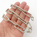 Load image into Gallery viewer, Sterling Silver Paperclip Chain