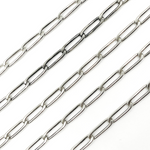 Load image into Gallery viewer, 299OX. Oxidized 925 Sterling Silver Paperclip Chain