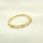 Load image into Gallery viewer, 14K Solid Gold Diamond Ring.