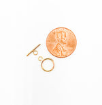 Load image into Gallery viewer, 14K Gold Filled Toggle Ring Set. 4002031
