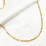 Load image into Gallery viewer, 050HARWA1L136. 14K Solid Gold Flat Curb Chain