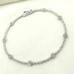Load image into Gallery viewer, TJ0015. 14k Solid Gold Diamond Bracelet