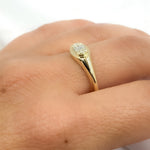Load image into Gallery viewer, 14K Solid Gold Diamond Ring.