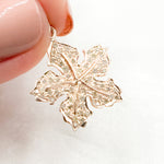 Load image into Gallery viewer, Diamond Sterling Silver Leaf Pendant
