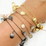 Load image into Gallery viewer, Silver Drop Dangles Wire Chains