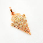 Load image into Gallery viewer, DC358. Diamond Sterling Silver Arrow Head Pendant