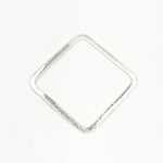 Load image into Gallery viewer, Sterling Silver Brushed Square Connector