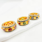 Load image into Gallery viewer, Diamond Two-Tone Sterling Silver Ring