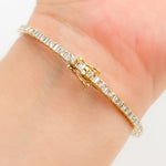 Load image into Gallery viewer, Buy 14K Solid Gold Diamond Bangle