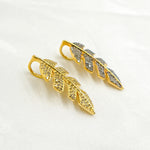 Load image into Gallery viewer, DC446. Diamond Sterling Silver Leaf Pendant