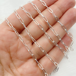 Load image into Gallery viewer, Sterling Silver Paperclip Chain