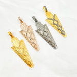 Load image into Gallery viewer, DP149. Diamond Sterling Silver Arrow Head Pendant