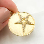 Load image into Gallery viewer, Silver Round Star Pendant